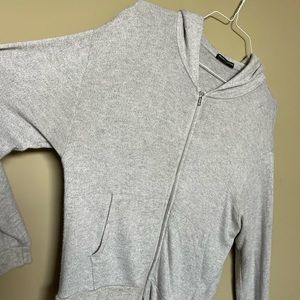Brandy Melville Soft zip up hoodie sweatshirt